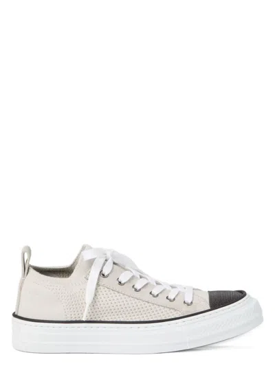 BRUNELLO CUCINELLI WOMEN'S CANVAS SNEAKERS