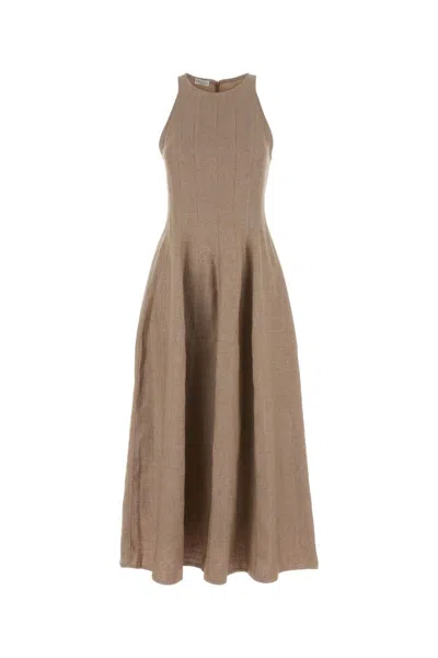 Brunello Cucinelli Golden Goose Ball Star Leather Sneakers In Neutral