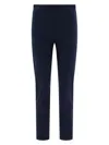 Brunello Cucinelli Capri  With Monili Trousers Blue In Blue