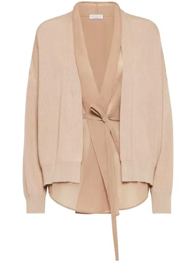 Brunello Cucinelli Women Cardigan In Neutral