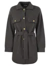 Brunello Cucinelli Wool And Cashmere Cardigan In Gray