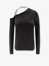 Brunello Cucinelli Women Cashmere And Silk Blend Sweater With Monili Detail In Black