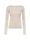 Brunello Cucinelli Women's Cashmere And Silk Lightweight Sweater In Desert