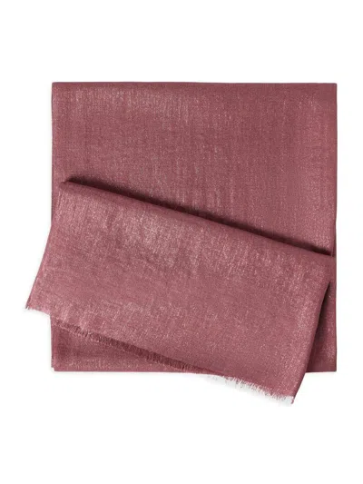 Brunello Cucinelli Women's Cashmere And Silk Scarf In Red