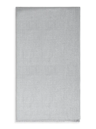 Brunello Cucinelli Sparkling Scarf In Medium Grey