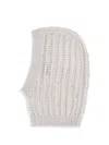 Brunello Cucinelli Women Cashmere Balaclava In White