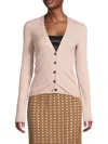 Brunello Cucinelli Women's Cashmere-blend Button Cardigan In Neutral