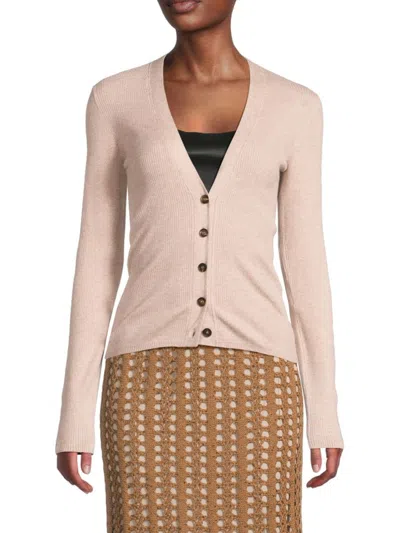 Brunello Cucinelli Women's Cashmere-blend Button Cardigan In Neutral
