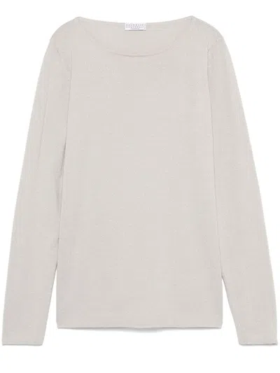 Brunello Cucinelli Women Cashmere Boat Neck Sweater