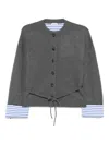 Brunello Cucinelli Button-fastening Tie-waist Cardigan In Multi