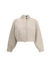 Brunello Cucinelli Women Cashmere Cardigan In Neutral
