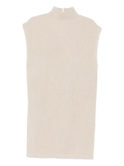 Brunello Cucinelli Women Cashmere Dress In Neutral