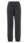 Brunello Cucinelli Cashmere Joggers Pants Gray In Gray