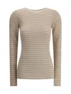 Brunello Cucinelli Women Cashmere Long Sleeve Jersey In Multicolor