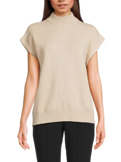 Brunello Cucinelli Women's Cashmere Mock Turtleneck Sweater In Neutral