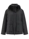 Brunello Cucinelli Cashmere Neck Down Jacket In Multi