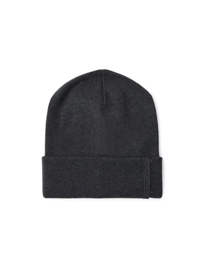 Brunello Cucinelli Women's Cashmere Rib Knit Beanie With Monili In Orange