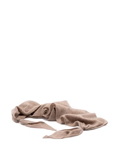 Brunello Cucinelli Women Cashmere Scarf In Neutral