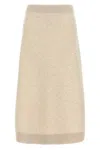 Brunello Cucinelli Women Cashmere Skirt In Neutral