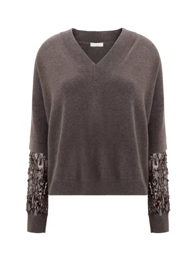 BRUNELLO CUCINELLI BRUNELLO CUCINELLI WOMEN CASHMERE SWEATER