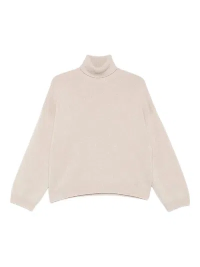 Brunello Cucinelli Women Cashmere Turtle-neck Sweater In Neutral