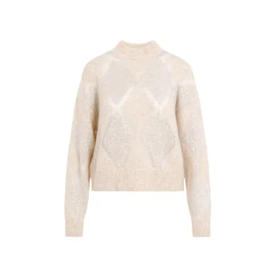 Brunello Cucinelli Women's Cashmere Turtle-neck Sweater In Beige