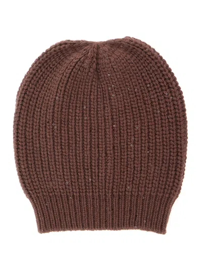 Brunello Cucinelli Women's Cashmere-blend Gloves In Brown