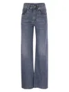 Brunello Cucinelli Women Contemporary Loose Trousers In Lightweight Denim