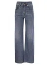 Brunello Cucinelli Women Contemporary Loose Trousers In Lightweight Denim