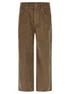 Brunello Cucinelli Women Corduroy Pants In Brown