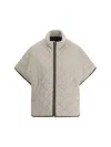 Brunello Cucinelli Quilted Corduroy Jacket Wide Sleeves In Neutral