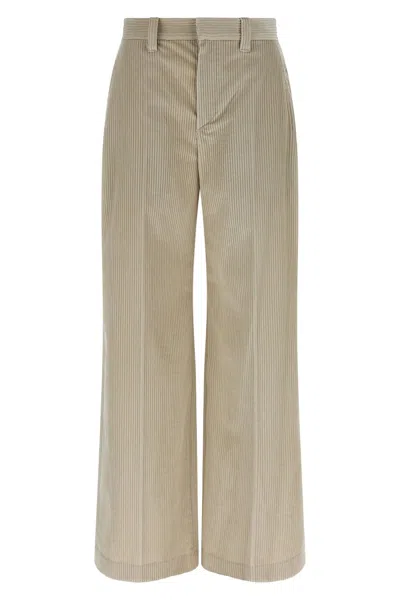 BRUNELLO CUCINELLI BRUNELLO CUCINELLI WOMEN CORDUROY TROUSERS