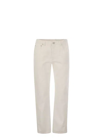 Brunello Cucinelli Women's Cotton 5-pocket Trousers
