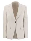 Brunello Cucinelli Women's Blazer In Chalk