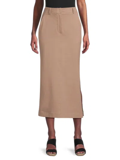 Brunello Cucinelli Women's Cotton-blend Midi-skirt