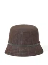 Brunello Cucinelli Women Cotton Bucket Hat In Brown