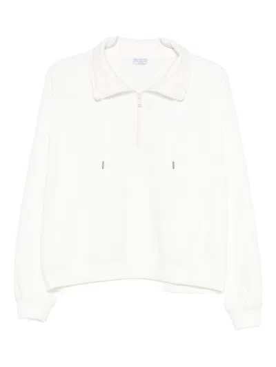 BRUNELLO CUCINELLI BRUNELLO CUCINELLI WOMEN COTTON HIGH-NECK SWEATER