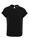 Brunello Cucinelli Women's Cotton Jersey T-shirt In Black