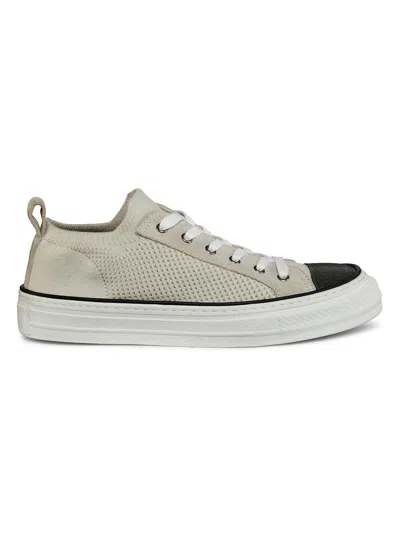 Brunello Cucinelli Women's Cotton Knit Sneakers In Gray