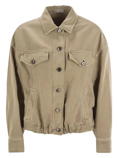 Brunello Cucinelli Women's Cotton-linen Blend Shirt