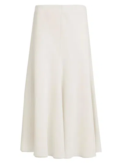 Brunello Cucinelli Cotton Organza Skirt In Animal Print