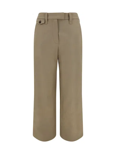 BRUNELLO CUCINELLI BRUNELLO CUCINELLI WOMEN COTTON PANTS