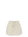 Brunello Cucinelli Sweatshirt Shorts Bermuda And Short In Neutral