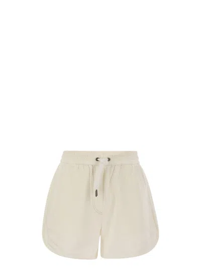 BRUNELLO CUCINELLI WOMEN'S COTTON SHORTS