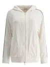 Brunello Cucinelli Hooded Sweater In White