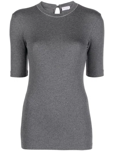 Brunello Cucinelli Women Cotton T-shirt