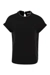 Brunello Cucinelli T-shirt In Black