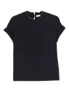 Brunello Cucinelli Stretch Cotton Jersey T-shirt With Precious Faux-layering In Multi