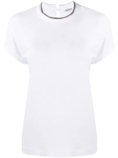 BRUNELLO CUCINELLI BRUNELLO CUCINELLI WOMEN COTTON T-SHIRT