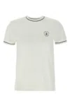 Brunello Cucinelli White Cotton Logo T-shirt In White